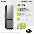 Samsung Frigorifero Combinato Ecoflex Ai 2m 387l Rb38c607as9
