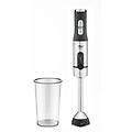 frullatore a immersione 1500w acciaio inossidabile 0 8 l turbo 4 lame nero