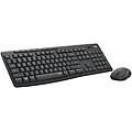 mk295 silent wireless combo tastiera mouse incluso usb qwerty us international grafite