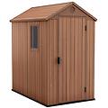 casetta da giardino box portattrezzi da esterno darwin 4x6 184x126x205 cm