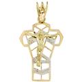 croce uomo oro giallo bianco gl100513