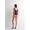 body superior comfort donna bordeaux taglia s