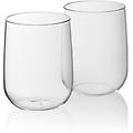 set di 2 bicchieri fontana 250 ml 9. 5 cm (h) trasparente 2 pz. / pacco