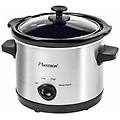 vidaxl pentola slow cooker asc150 120w in acciaio inossidabile 1 5 l