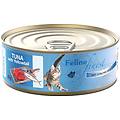 feline finest 24 x 85 g alimento umido per gatti tonno con ricciola