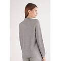 maglia scollo a v soft tricot donna grigio taglia m