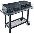 barbecue carbone colorado con 2 griglie di cottura e piano inferiore dimensioni 96x41xh93 cm ideale
