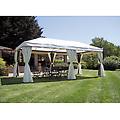 gazebo in alluminio e poliestere resinato 600x300 cm