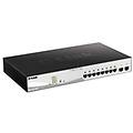 DLINK switch di rete 10 porte dgs 1210 series smart managed poe+ black e grey dgs 1210 10mp gigabit