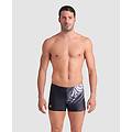 shorts da bagno uomo black-multi