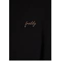felpa in french terry modal con cappuccio interno camouflage black black camo donna small