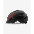 casco scamp nero rosso opaco bambini xs