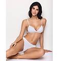 costume da donna slip medio textured / bianco ottico / 4 bianco ottico