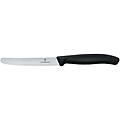 coltello seghettato swiss classic lama seghettata lunghezza lama 11 cm 22 cm (l) argento/nero