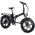 vester 2025 bicicletta elettrica pieghevole fat tire 48v 14ah nero onice