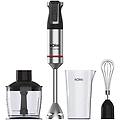 frullatore a immersione pro chef 1501 da 1500 w a 20 velocità in acciaio inossidabile con set