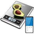 renpho. bilancia da cucina smart calibra 1 acciaio inox grigio lcd 5kg bilancia ritiro gratis