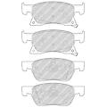 4 pastiglie freno fdb4933