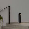 lampioncino led cerler antracite 60 cm metallo ip65 cct