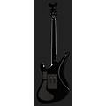 synyster gates custom s gloss gloss black with silver pin stripes