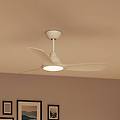 ventilatore da soffitto led fix blade ø 106 cm bianco silenzioso