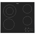 piano cottura akt 8130 ba ceramico 4 zone nero integrato