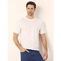 t-shirt girocollo da uomo in cotone premium cotton / bianco ottico / xxl bianco ottico