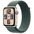 watch se gps + cellular 44mm cassa alluminio galassia con verde lago sport loop