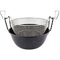 friggitrice con cestello in ferro smaltato cm 26