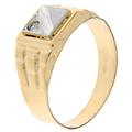 anello uomo oro giallo bianco gl100642