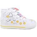 sneakers da bambina bianco con zip taglia 26
