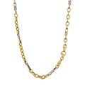 collana uomo oro giallo bianco gl101725
