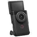 powershot v10 videocamera 4k per vlogging (nero) vlog camera all-in-one tascabile e con supporto