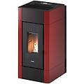 stufa a pellet cristal 9 t1 bordeaux wifi bluetooth