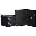 custodie dvd con velina nero 10 pezzi