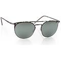 occhiali da sole mod 0206 i-thin metal havana grey unisex in guscio di tartaruga con lenti grigie