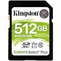 Kingston Canvas Select Plus Sdxc 512 Gb Uhs I Classe 10