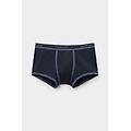 boxer in cotone superior con logo uomo blu taglia 5