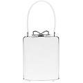 borsa a mano 'cream leather mini bow'