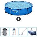 - piscina fuori terra in giro 366x76 cm blu include accessori coordinati cb57