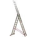 no name scala triplice 3 elementi rampe in alluminio h5 29mt telescopica estensibile 3x9