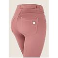 pantaloni n. o. w. skinny vita media tessuto traspirante whitered rose donna medium