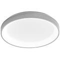 luce plafoniera moderna krizia alluminio satinato bianco 1 modulo led 30 w 3000 k