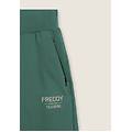 pantaloni in felpa con fondo a polsino e dettagli rigati bistro green uomo xx large