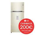 frigorifero 2 porte gtf744seped classe e 509l-beige