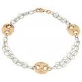 bracciale donna oro bianco rosa gl100260