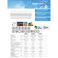 climatizzatore over black 12000 btu inverter monosplit in r32 d. over12wb in a+++ wifi integrato