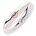 fede nuziale collezione due cuori 2834dbr