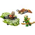 ninjago lloyd contro spinner mostro della terra set 71850