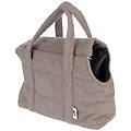 teddy borsa da trasporto per cani tortora ca. l 40 x l 20 x h 30 cm